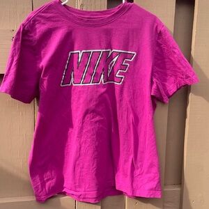 Nike Women's Vibrant Pink Short Sleeve Tee